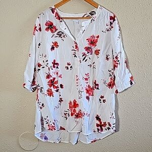 J. Jill Floral Tunic Top